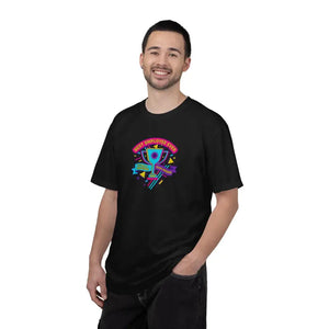 Retro Colorful Award Tee - Employee of the Month Trophy - Dipaliz - T-shirt