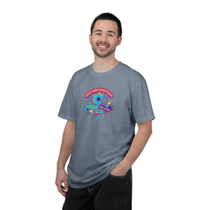 Retro Colorful Award Tee - Employee of the Month Trophy - Dipaliz - T-shirt
