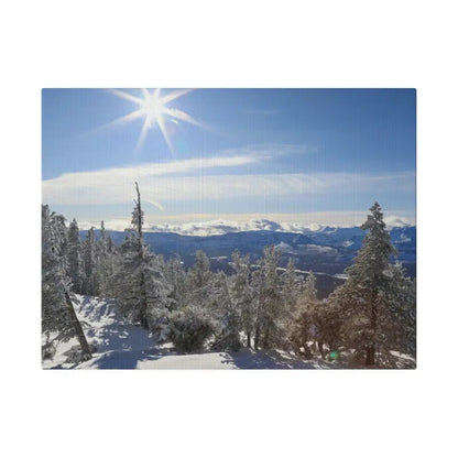 Winter Wonderland Matte Canvas for Elegant Home Decor - 12’’ x 9’’ (horizontal) / 0.75’’