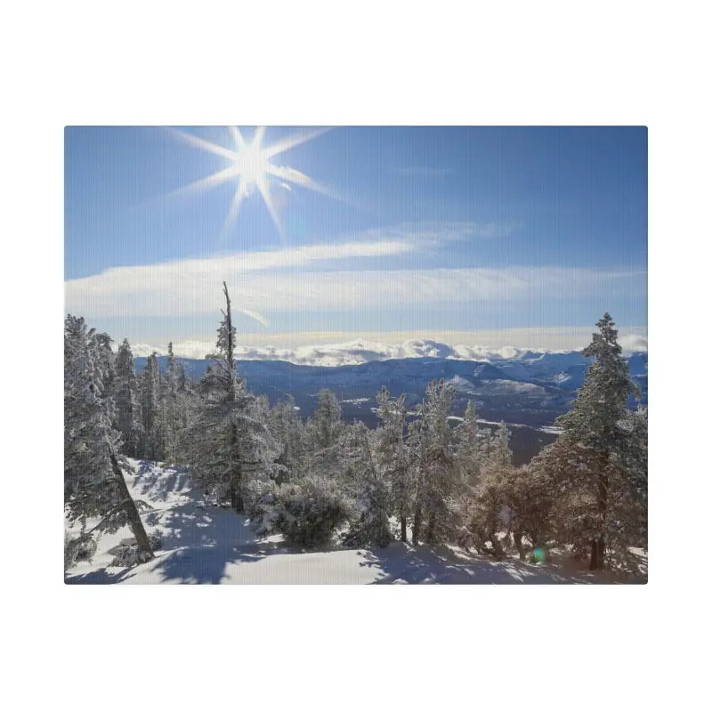 Winter Wonderland Matte Canvas for Elegant Home Decor - 14″ x 11″ (horizontal) / 0.75’’