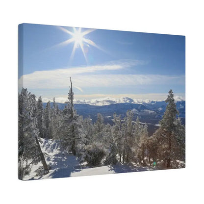 Winter Wonderland Matte Canvas for Elegant Home Decor