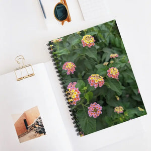 Notebook Ruled Line Lantana Flowers Creative Style - Dipaliz - one Size - Notebooks & Notepads