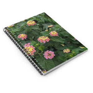 Notebook Ruled Line Lantana Flowers Creative Style - Dipaliz - one Size - Notebooks & Notepads