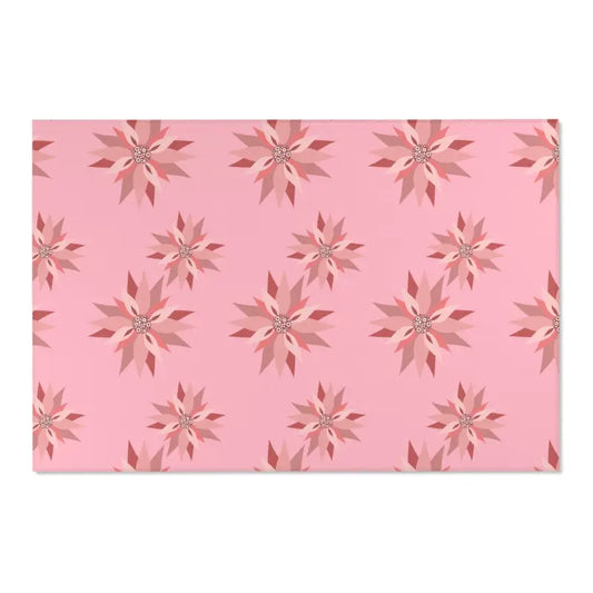 Elevate your Space with Pink Floral Pattern Area Rugs - 72’’ × 48’’ Home Decor