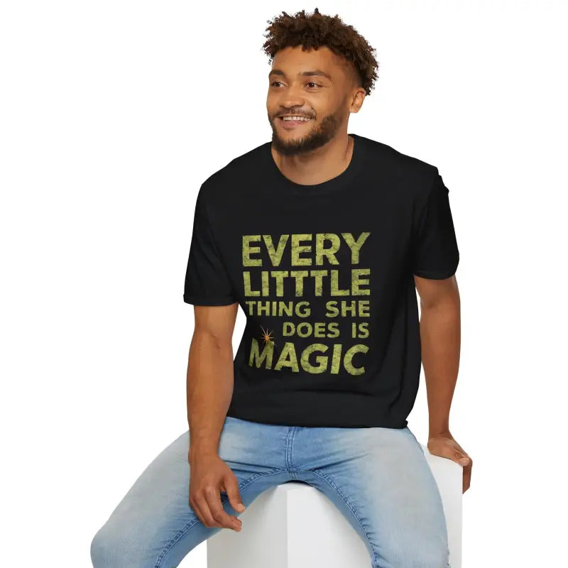 Cozy Magic with the Ultimate Cotton Tee! - Black / s T-shirt