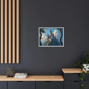 Stunning Canvas Wraps Enchanting Castle Fantasy Wall Art - Dipaliz - Prints