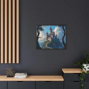 Stunning Canvas Wraps Enchanting Castle Fantasy Wall Art - Dipaliz - Prints