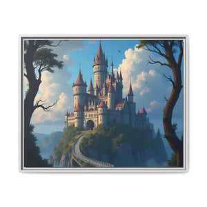 Stunning Canvas Wraps Enchanting Castle Fantasy Wall Art - Dipaliz - 30’’ x 24’’ (horizontal) / 1.25’’ / White - Prints