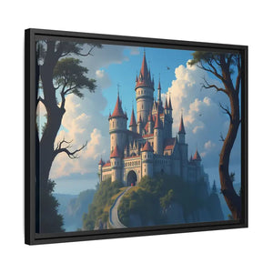 Stunning Canvas Wraps Enchanting Castle Fantasy Wall Art - Dipaliz - Prints