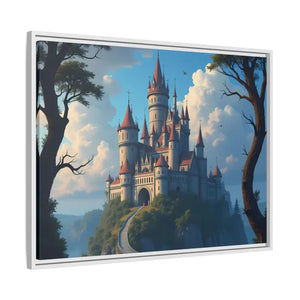 Stunning Canvas Wraps Enchanting Castle Fantasy Wall Art - Dipaliz - Prints