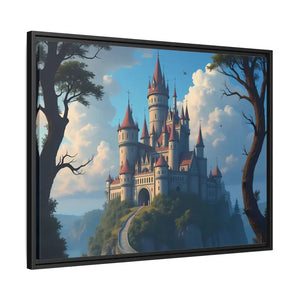 Stunning Canvas Wraps Enchanting Castle Fantasy Wall Art - Dipaliz - Prints