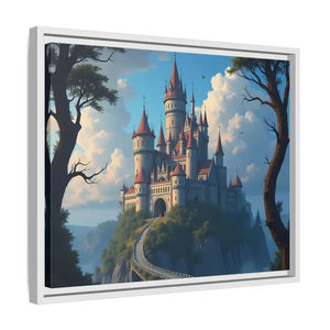 Stunning Canvas Wraps Enchanting Castle Fantasy Wall Art - Dipaliz - Prints