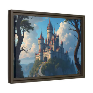 Stunning Canvas Wraps Enchanting Castle Fantasy Wall Art - Dipaliz - Prints