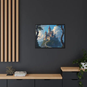 Stunning Canvas Wraps Enchanting Castle Fantasy Wall Art - Dipaliz - Prints