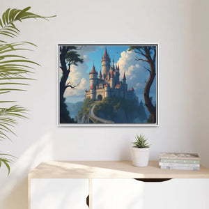 Stunning Canvas Wraps Enchanting Castle Fantasy Wall Art - Dipaliz - Prints