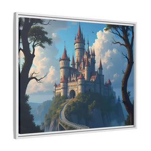 Stunning Canvas Wraps Enchanting Castle Fantasy Wall Art - Dipaliz - Prints