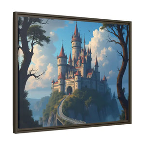 Stunning Canvas Wraps Enchanting Castle Fantasy Wall Art - Dipaliz - Prints