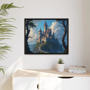 Stunning Canvas Wraps Enchanting Castle Fantasy Wall Art - Dipaliz - Prints
