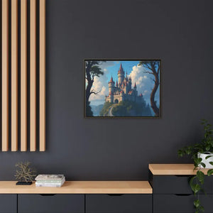Stunning Canvas Wraps Enchanting Castle Fantasy Wall Art - Dipaliz - Prints
