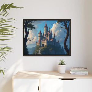 Stunning Canvas Wraps Enchanting Castle Fantasy Wall Art - Dipaliz - Prints
