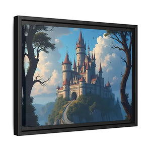Stunning Canvas Wraps Enchanting Castle Fantasy Wall Art - Dipaliz - Prints