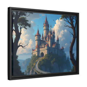 Stunning Canvas Wraps Enchanting Castle Fantasy Wall Art - Dipaliz - Prints