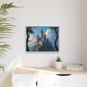 Stunning Canvas Wraps Enchanting Castle Fantasy Wall Art - Dipaliz - Prints