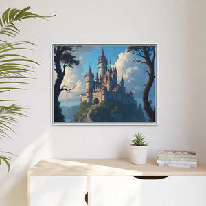 Stunning Canvas Wraps Enchanting Castle Fantasy Wall Art - Dipaliz - Prints