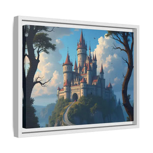 Stunning Canvas Wraps Enchanting Castle Fantasy Wall Art - Dipaliz - Prints