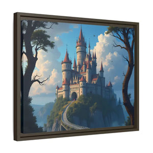 Stunning Canvas Wraps Enchanting Castle Fantasy Wall Art - Dipaliz - Prints