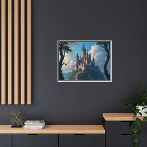 Stunning Canvas Wraps Enchanting Castle Fantasy Wall Art - Dipaliz - Prints