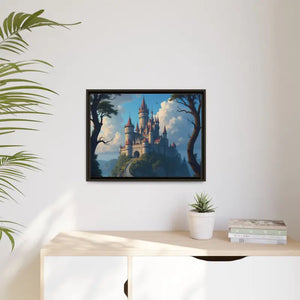 Stunning Canvas Wraps Enchanting Castle Fantasy Wall Art - Dipaliz - Prints
