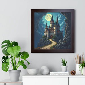 Enchanting Castle Vibrant Canvas Frame - Dipaliz - Prints