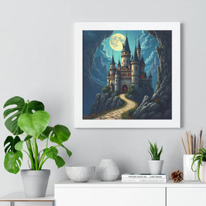 Enchanting Castle Vibrant Canvas Frame - Dipaliz - Prints