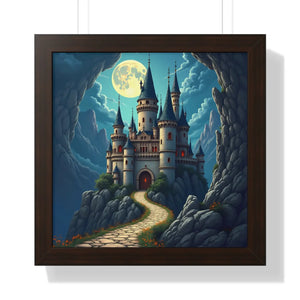 Enchanting Castle Vibrant Canvas Frame - Dipaliz - Prints