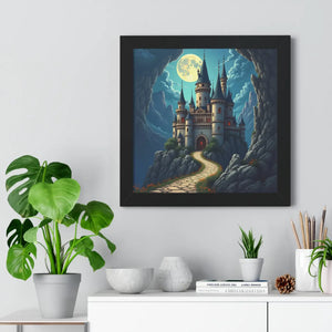 Enchanting Castle Vibrant Canvas Frame - Dipaliz - Prints
