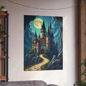 Enchanting Castle Matte – Fairy Tale Art Poster - Dipaliz - Visual Artwork