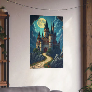 Enchanting Castle Matte – Fairy Tale Art Poster - Dipaliz - Visual Artwork