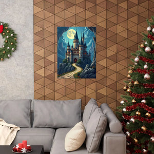 Enchanting Castle Matte – Fairy Tale Art Poster - Dipaliz - Visual Artwork