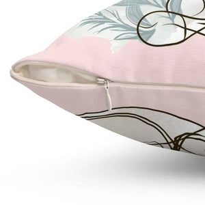 Spun Polyester Square Pillow - Plush Cat Design - Dipaliz - Throw Pillows