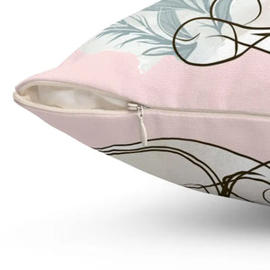 Spun Polyester Square Pillow - Plush Cat Design - Dipaliz - Throw Pillows