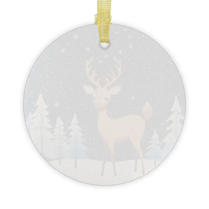 Enchanting Christmas Reindeer Glass Ornaments - Get Yours - Home Decor