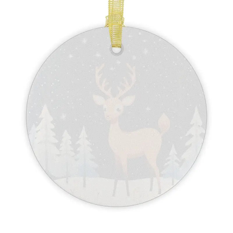 Enchanting Christmas Reindeer Glass Ornaments - Get Yours - Home Decor