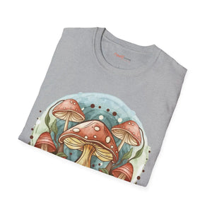 Enchanting Forest Fungi Softstyle t Shirt - Woodland Cotton - Dipaliz - T-shirts