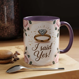 Vibrant Engagement Announcement Coffee Mug - Celebrate Love - Dipaliz - Mugs