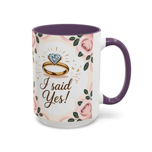 Vibrant Engagement Announcement Coffee Mug - Celebrate Love - Dipaliz - Mugs
