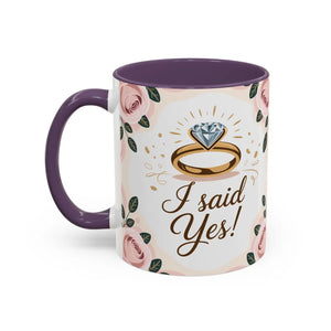Vibrant Engagement Announcement Coffee Mug - Celebrate Love - Dipaliz - Mugs