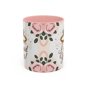 Engagement Announcement Coffee Mug - Celebrate Love - Dipaliz - Mugs