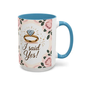 Engagement Announcement Coffee Mug - Celebrate Love - Dipaliz - Mugs