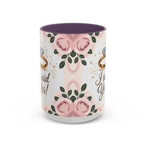 Engagement Announcement Coffee Mug - Celebrate Love - Dipaliz - 15oz / Purple - Mugs